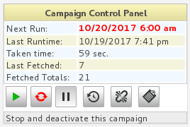 Campaign Control Panel