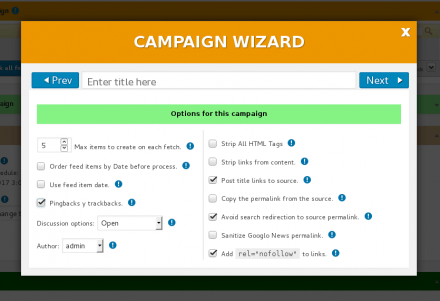 The Campaign Wizard
