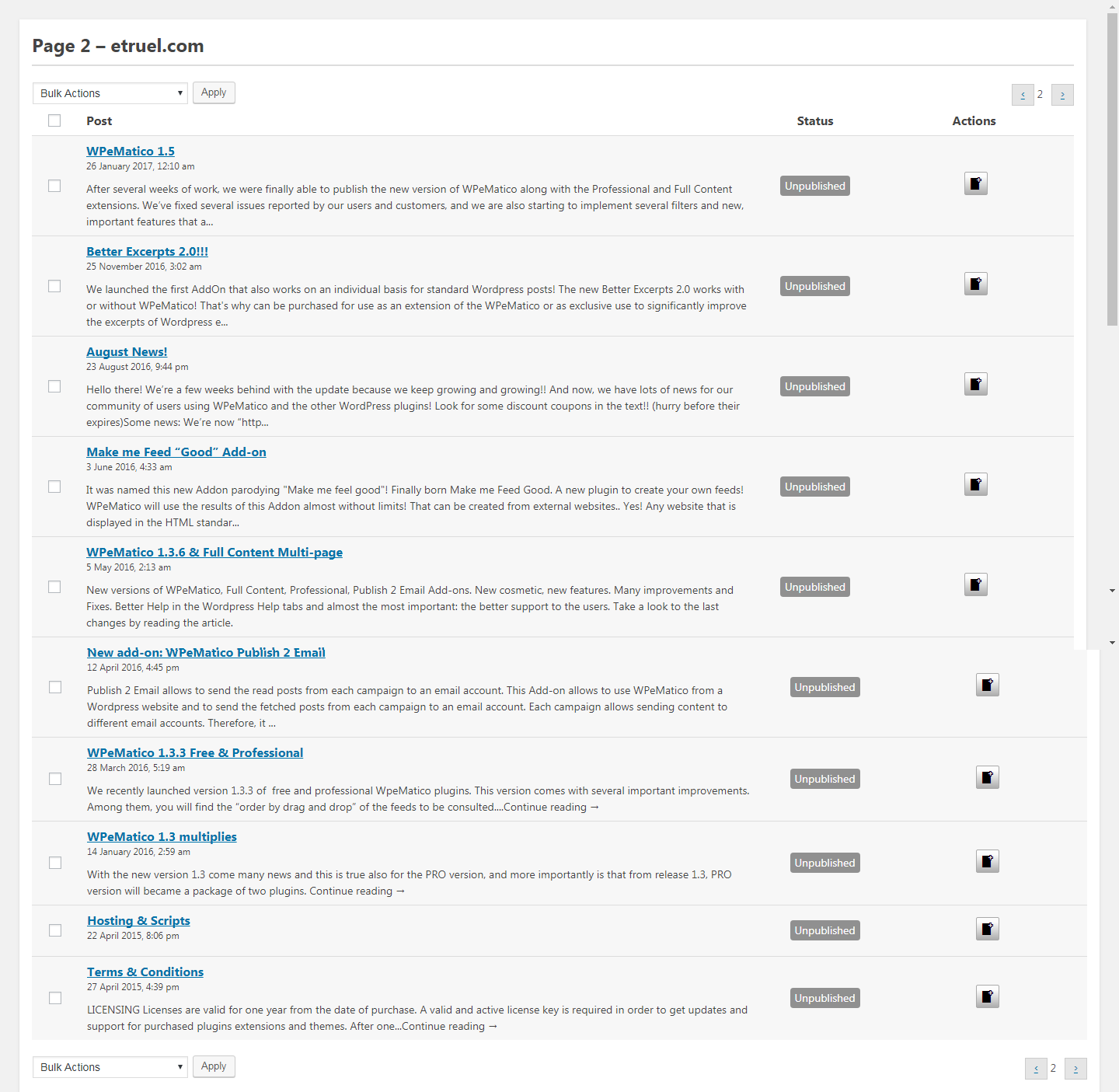 How To use Manual Fetching - pagination