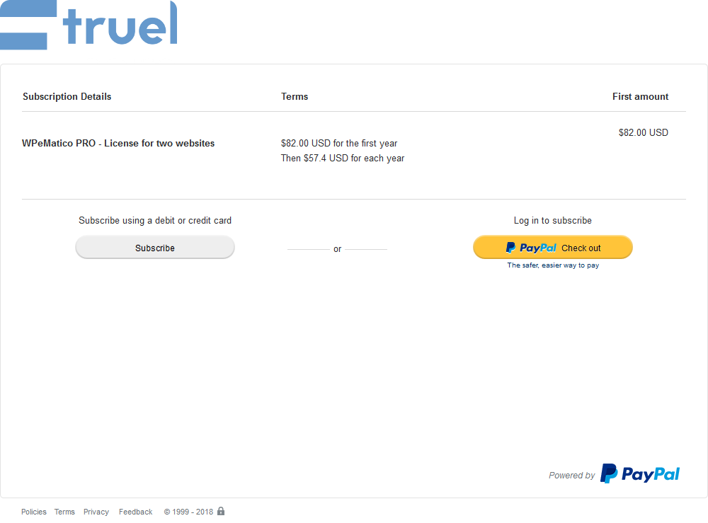 How to checkout at etruel. Com - paypal 2