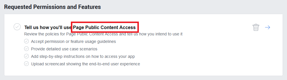 How can I create Facebook application? - request permissions