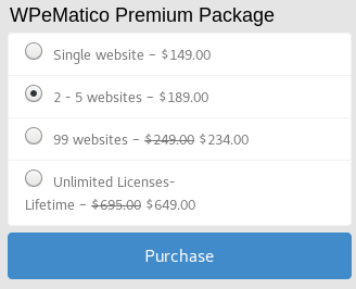 Differences in Regular licenses vs Developer or Lifetime licenses - premium license