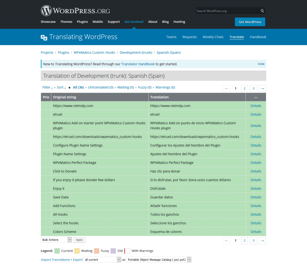 How to translate a plugin in wordpress? - approved