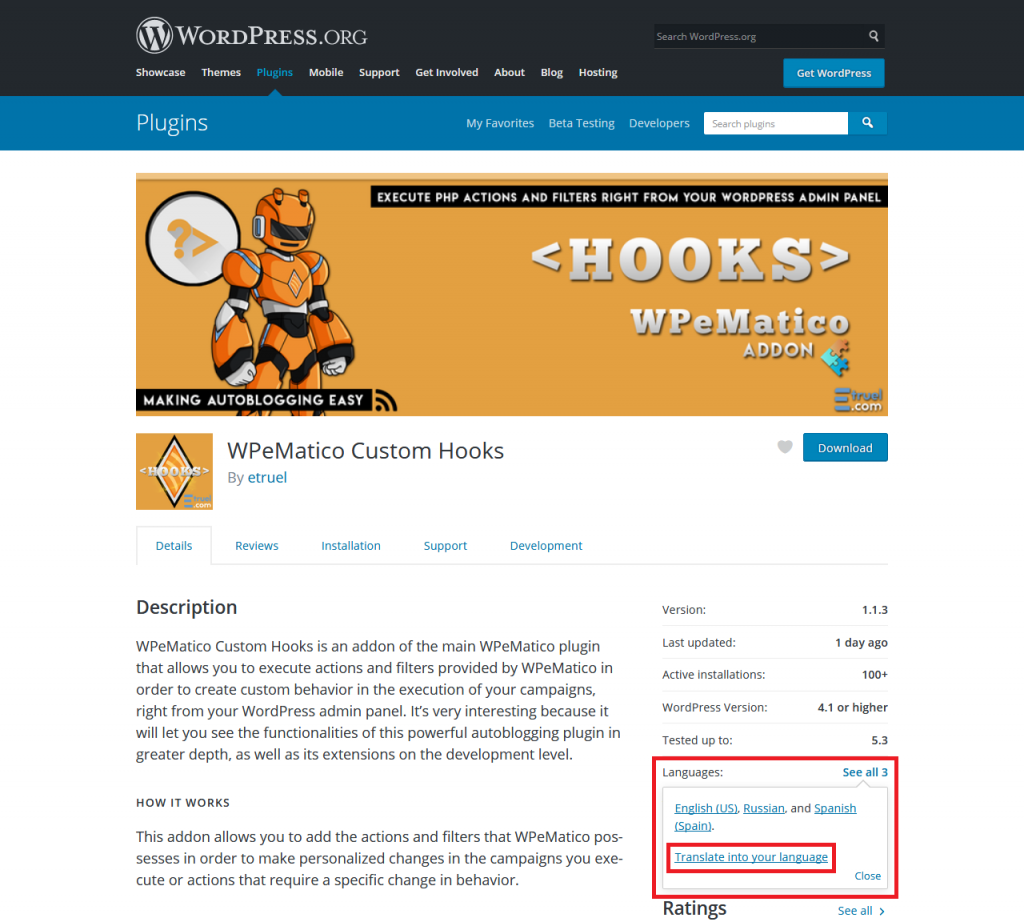 How to translate a plugin in wordpress? - start