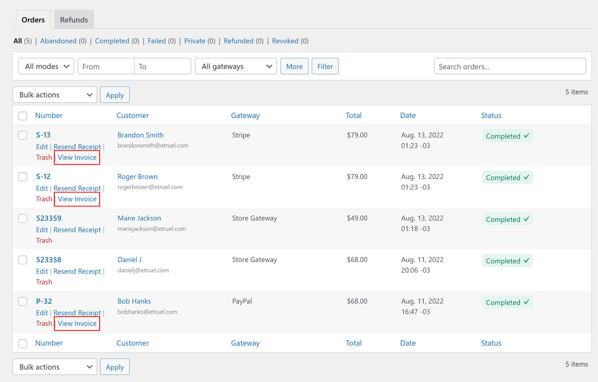 Setup EDD Order Numbers by Gateway with EDD Invoices - edd invoice orders