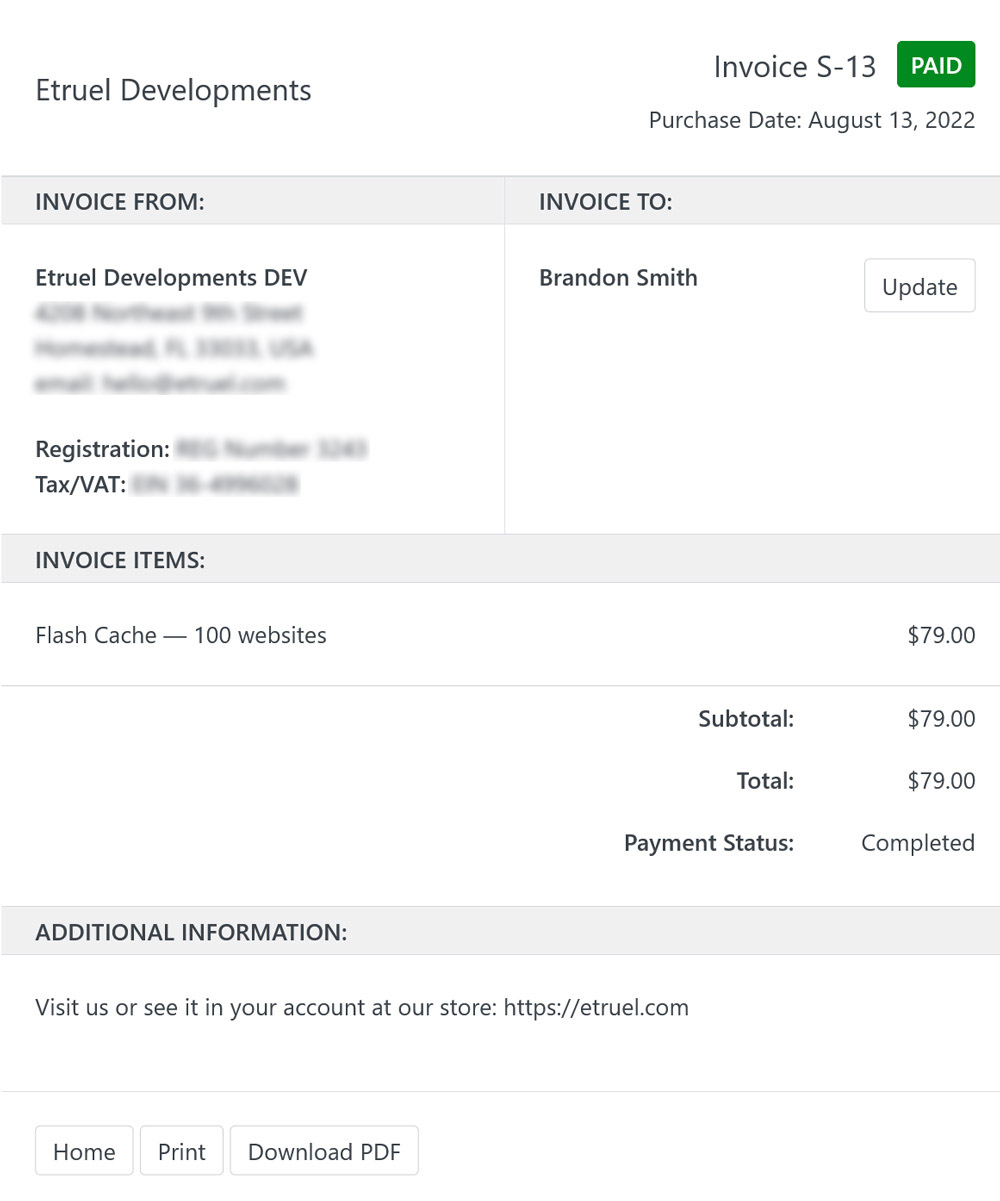 Setup EDD Order Numbers by Gateway with EDD Invoices - invoice