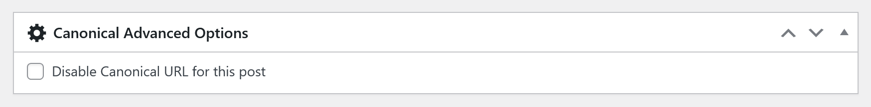 Campaign canonical settings
