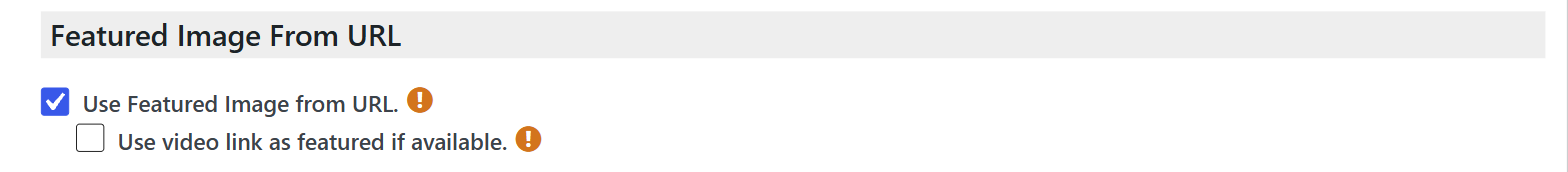 Featured image from url options inside a wpematico campaign