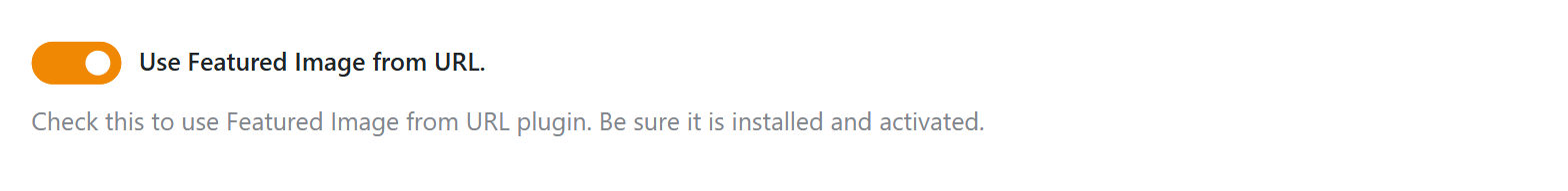 Use featured image from url option in wpematico settings