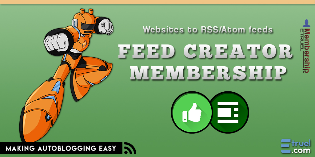 Feed Creator membership banner